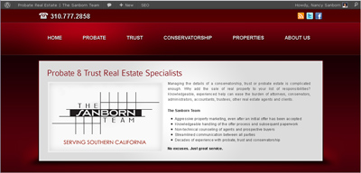 The Sanborn Team home page