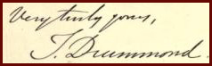 Thomas Drummond signature